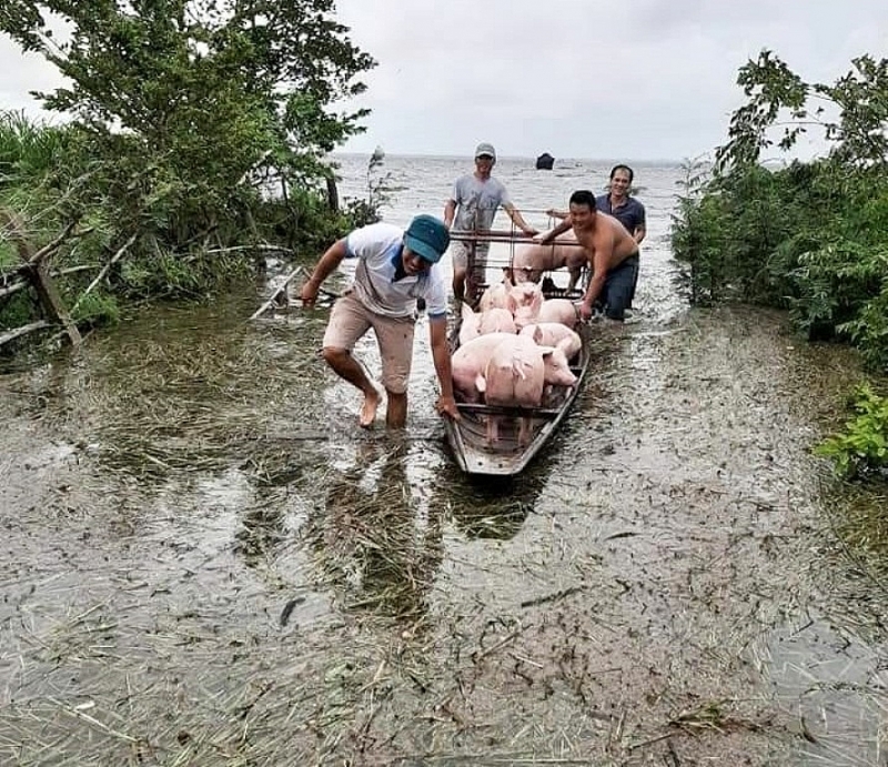 quang binh nhieu khu vuc bi chia cat co lap do lu bua vay