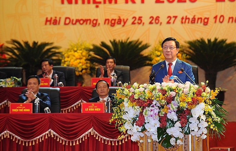 dai hoi dai bieu dang bo tinh hai duong lan thu xvii nhiem ky 2020 2025 thanh cong tot dep