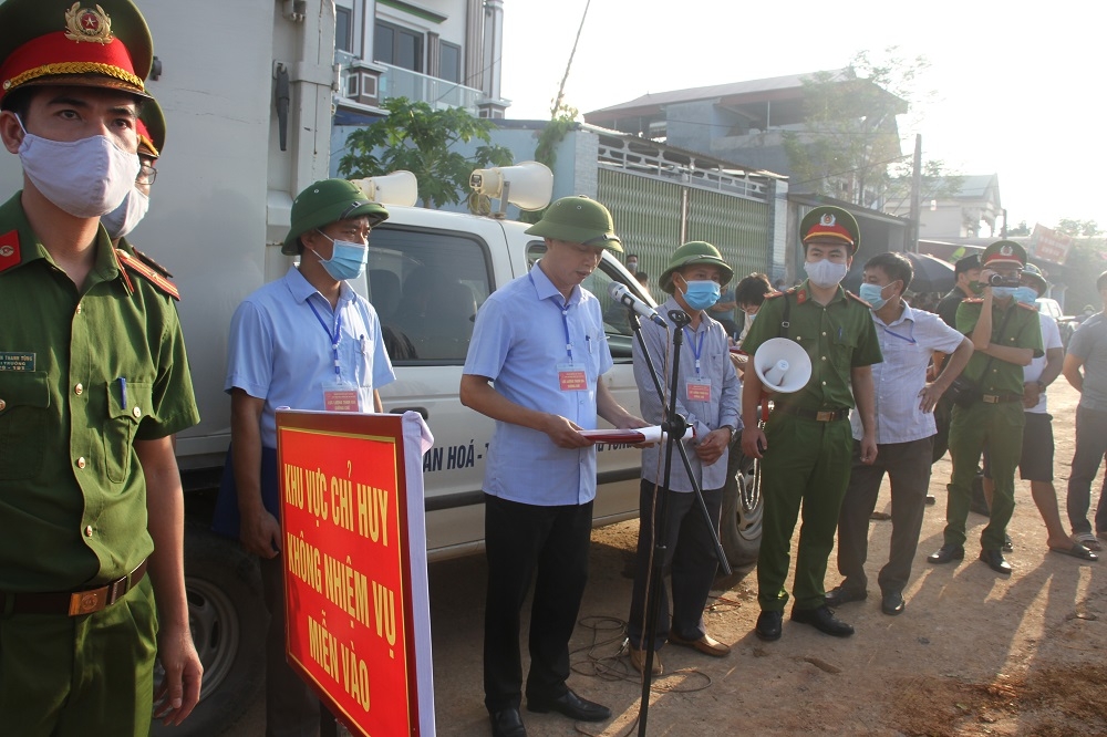 Lập Thạch (Vĩnh Phúc): Cưỡng chế thực hiện quyết định thu hồi đất khu đất dịch vụ tại khu Đồng Cửa