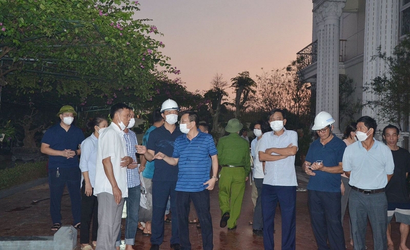 hung ha thai binh khong che kip thoi dam chay lon tai lang nghe det noi tieng thai phuong