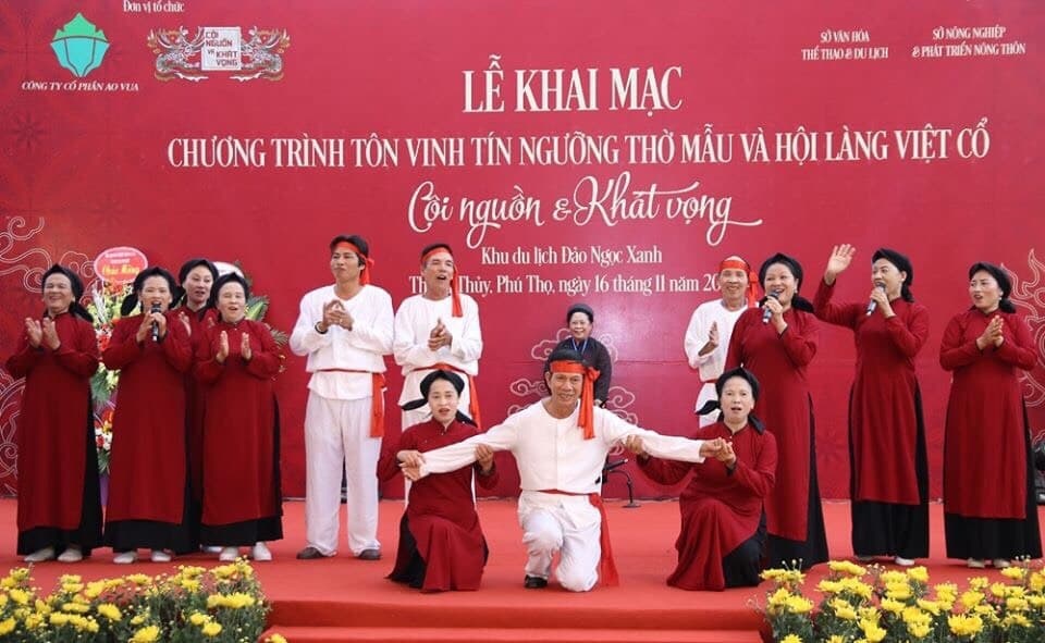 Thanh Thủy (Phú Thọ): Tôn vinh tín ngưỡng thờ Mẫu và Hội làng Việt cổ