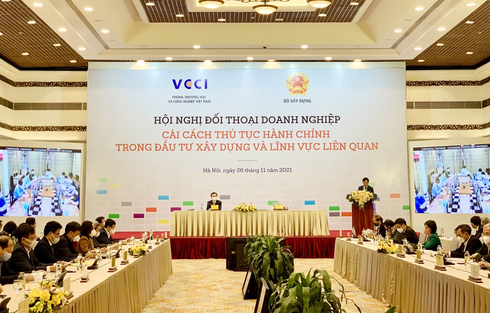 Hội nghị Đối thoại doanh nghiệp cải cách thủ tục hành chính trong đầu tư xây dựng và lĩnh vực liên quan