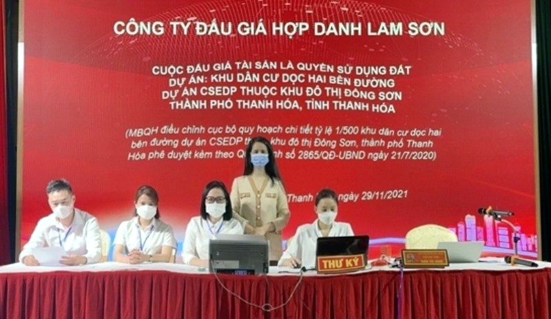 Thanh Hóa: Đấu giá dự án Khu dân cư dọc 2 bên đường dự án CSEDP Khu đô thị Đông Sơn