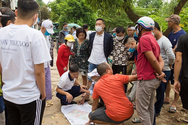 bac giang hang tram ho buc xuc vi duong lien thon sap bi thu hoi phuc vu du an cua doanh nghiep