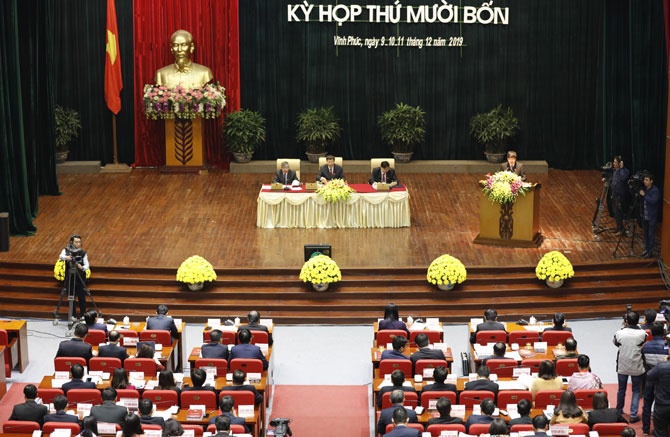 Vĩnh Phúc: Khai mạc kỳ họp thứ 14, HĐND khoá XVI