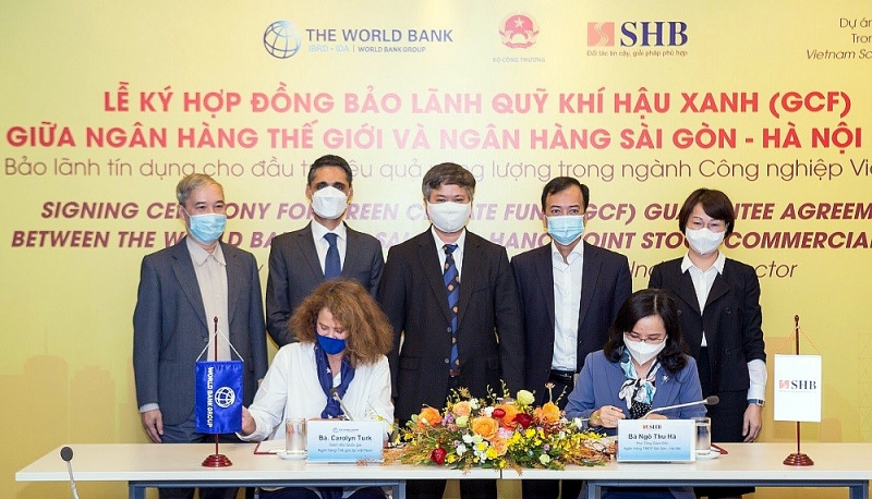 shb va world bank ky hop dong bao lanh quy khi hau xanh gcf