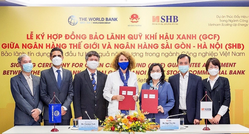 shb va world bank ky hop dong bao lanh quy khi hau xanh gcf