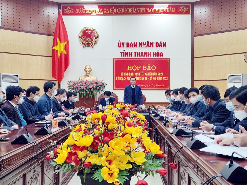 Thanh Hóa: Họp báo thường kỳ quý IV/2021