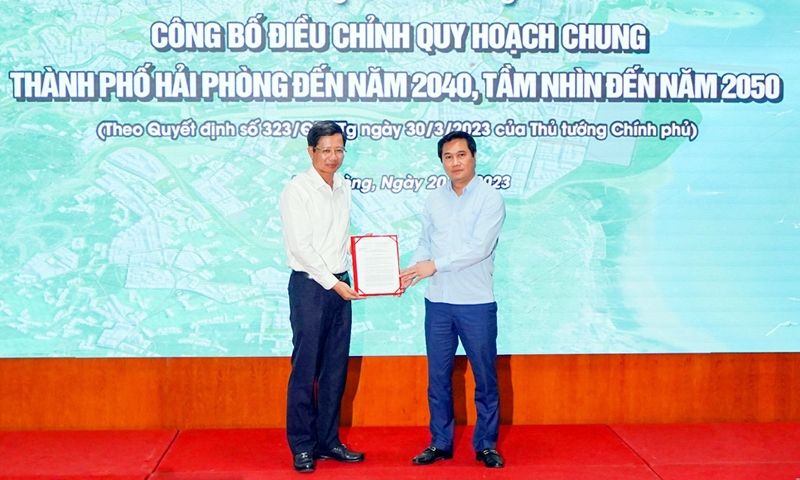 Công bố Điều chỉnh Quy hoạch chung thành phố Hải Phòng đến năm 2040, tầm nhìn đến năm 2050