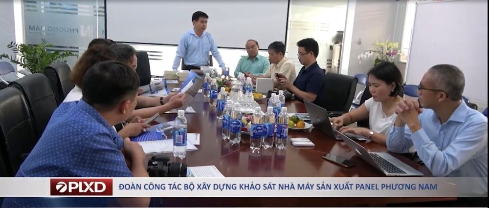 Đoàn Công tác Bộ Xây dựng khảo sát Nhà máy sản xuất Panel Phương Nam